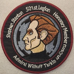Star Wars Stephen Stanton 501st Legion Honorary Member embroidered Iron on patch - Picture 1 of 1