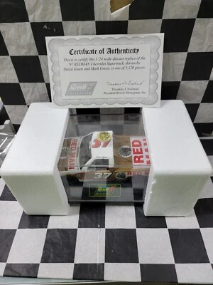 1997 Revell David Green #37 RED MAN GOLDEN BLEND Chevy Super Truck 1:24 P/N 6911 - Image 1 of 4