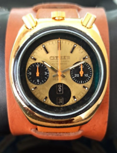 Citizen Chronograph Bullhead 8110A  67-9020 Automatic Men's Wristwatch N65
