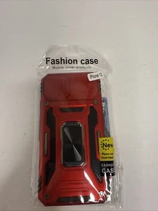 iPhone 13 Kick Stand Fasion case-Red - Picture 1 of 1