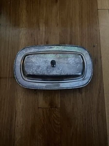 Vintage WM Rogers Silver Plated Butter Dish with NO Glass Insert - Pineapple - Picture 1 of 4
