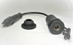 BMW Converter Motorcycle Lighter Style Plug 12V to Powerlet Socket Adapter - Photo 1 sur 4