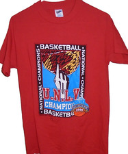 vintage 1990 UNLV Rebels basketball t shirt Medium Las Vegas