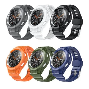 Cinturino sportivo TPU + custodia per Samsung Galaxy Watch 5 4 40/44mm classico 42mm 46mm - Foto 1 di 26
