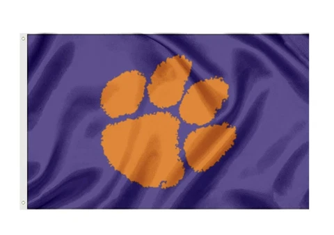 Clemson Tigers ACC 3x5 Ft Silkscreen Purple Flag! Cover