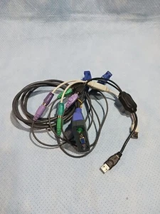 KVM-2K 2-Port Keyboard-Video-Mouse KVM Switch w/2- USB Adapter - Picture 1 of 1