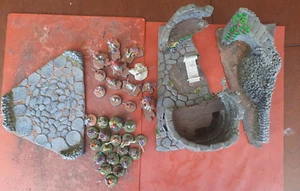 dungeons and dragons orcs bulk lot, minis and terrain, love den - Picture 1 of 24