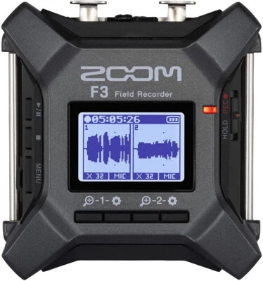 Zoom F3 2-Track Compact Field Recorder, New! - Image 1 of 4