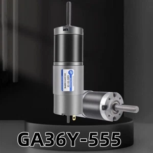 Planetengetriebemotor DC12/24V High Torque M6 Gewindewelle umschaltbar GA36Y-555 - Bild 1 von 31