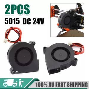 2X 24V Brushless DC Blower Fan Ultra Quiet Cooling Fan 5015S 50mm x 15mm OZ - Picture 1 of 9