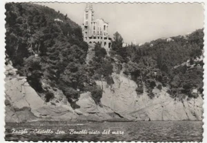 ZOAGLI - GENOVA - CASTELLO SEM. BENELLI VISTO DAL MARE - VIAGG. 1958 -23097- - Bild 1 von 1