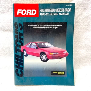 Chilton Auto Repair Manual 8268 Ford Thunderbird Mercury Cougar 1983-1992 - Picture 1 of 6