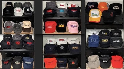 vintage unused 50 mixed movie horror disney sci fi promo movie 90s y2k hat lot - Image 1 of 4