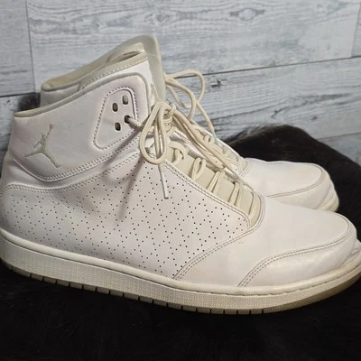 Zapatos de baloncesto Nike Air Jordan 1 Flight 5 blancos de caña alta talla 11,5 Foto 1 de 4