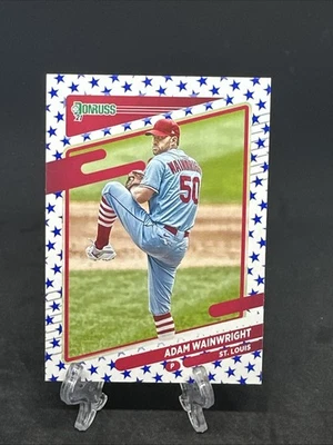 Adam Wainwright 2021 Panini Donruss Independence Day #127 St. Louis Cardinals - Image 1 of 2