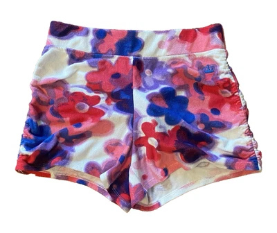 Juicy Couture Towel Terry Shorts Size Medium Floral Stretch New - Image 1 of 4