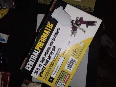 20 fl. oz. high volume, low pressure gravity fed spray gun - Image 1 of 4