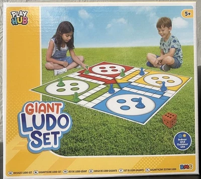 LARGE Ludo Game - Traditional Ludo Board Game for Kids & Adults 90x90 CM - Image 1 of 4