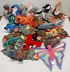21 Ty Beanie & Teenie Babies Wildlife Zoo Animals lot all mint w/ swing tags MWT - Picture 1 of 7