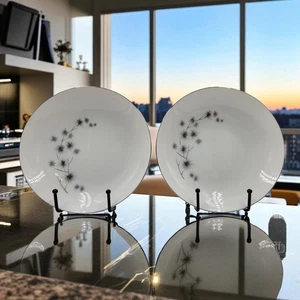 Creative Starburst Coupe Suppenschalen Silberrand Atomic Gray 50er 2er Set - Bild 1 von 7