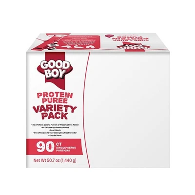 Pack Variedad de Purés de Proteínas Mezcladores de Alimentos para Perros para Todos los Perros Adultos, 90 Unidades, Fácil... Foto 1 de 4