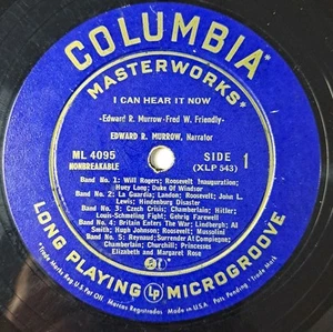 Edward R Murrow I Can Hear It Now Vol 1 Columbia Masterworks LP 1955 VG+ NoCV - Picture 1 of 6
