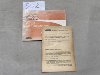 Libretto uso e manutenzione FIAT 126 - 06/1974 - con inserto - Originale - Immagine 1 di 4