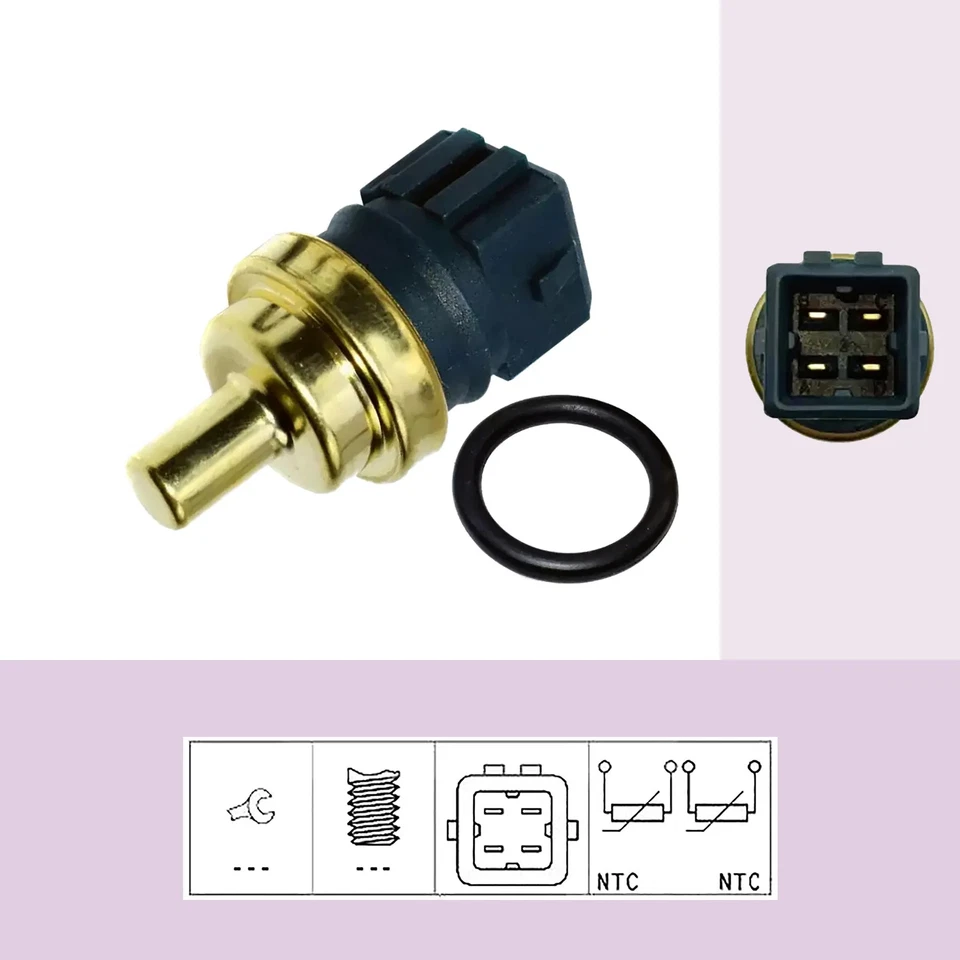 Sensor de temperatura de refrigerante para Audi A3 A4 B5 A6 C5 VW Golf Passat B5 Skoda Octav Foto 1 de 4
