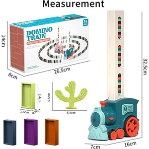 Blue Domino Train Automatic Placement Ages 3+ - Picture 1 of 8