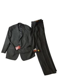 Loriano Herren klassisches graues zweiteiliges Anzug Set Blazer & Anzughose Gr. 50-60 - Neu - Bild 1 von 15