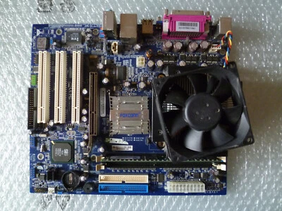 Scheda madre FOXCONN 661FX7MI-RS Socket 775 con CPU e RAM funzionante [P741U] - Immagine 1 di 4