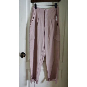 Pantaloni da jogging nuovi con etichette $168 Anthropologie Find Me Now Jackson rosa blush taglia 2 - Foto 1 di 9