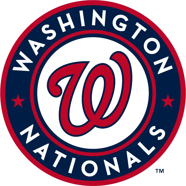 Washington Nationals 4 Inch MLB Color Die-Cut Decal / Sticker *Free Shipping - Image 1 of 1