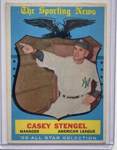 1959 Topps #552 Casey Stengel - Picture 1 of 2