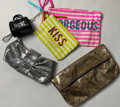 KATE SPADE Borsa a mano Victoria Secret borsa trucco borsa pochette lotto di 5 sequenze mix cerniera