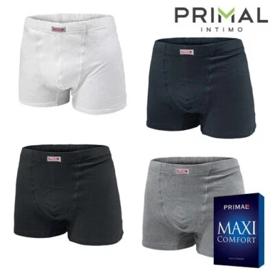  4 PEZZI BOXER UOMO PRIMAL MAXI 3211 TAGLIE FORTI - Immagine 1 di 4