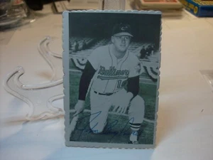 1969 Topps Deckle Baseball #2 - Boog Powell - Baltimore Orioles (14468) - Bild 1 von 2
