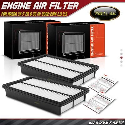 2x Engine Air Filter for Mazda CX-7 ER 6 GG GY 2002-2014 2.3L 2.5L L3-VDT L5-VE - image 1 of 4