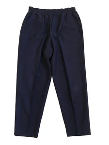 Abbonamento Taglia 12 Cuciture Interne 25,5" Blu Navy Pull On Abito Conico Pantaloni Donna - Foto 1 di 5