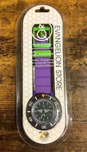 EVANGELION Original Watch Q&Q SmileSolar EVA STORE 20th Anniv. EVA-01 - Picture 1 of 7