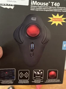 Adesso iMouse T40 Wireless Trackball Optical Mouse - Picture 1 of 3