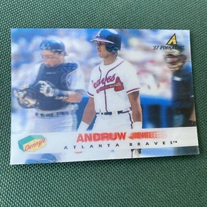 FREE SHIPPING-Andruw Jones-1997 Pinnacle/Dennys Baseball-nr.mt./mint-no.15/29 - Picture 1 of 2