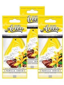 Areon MON Modern Classic Design Hanging Car Air Freshener, Vanilla Choco 3-PACK - Picture 1 of 1