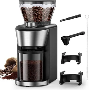 Automatic Coffee Grinder, Electric Burr One-Touch Grinder with 35 Grind Settings - Zdjęcie 1 z 6