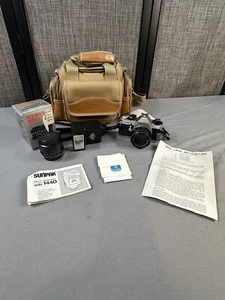 Pentax MG cromato 35 mm con obiettivo Pentax 50 mm obiettivo Gemini 49 mm, Sunpak NON TESTATO - Foto 1 di 24