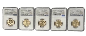 2019 D (5) AMERICAN INNOVATION $1 NGC Brilliant Uncirculated New Jersey 5 coins - Picture 1 of 3