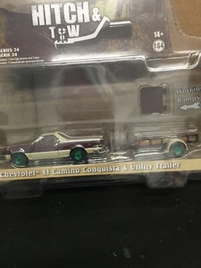 1:64 Greenlight 1984 Chevy El Camino Conquista / Green Machine-Chase Car - Picture 1 of 3