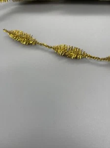 Lote de 44 tallos y protuberancias artesanales de brillo dorado Bemiss-Jason guirnalda de Navidad - Imagen 1 de 5