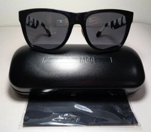McQ by Alexander McQueen MQ0018SA Black White Silver New Women's Sunglasses - Picture 1 of 12