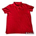 American Eagle Polo Shirt Mens XL Red Short Sleeve